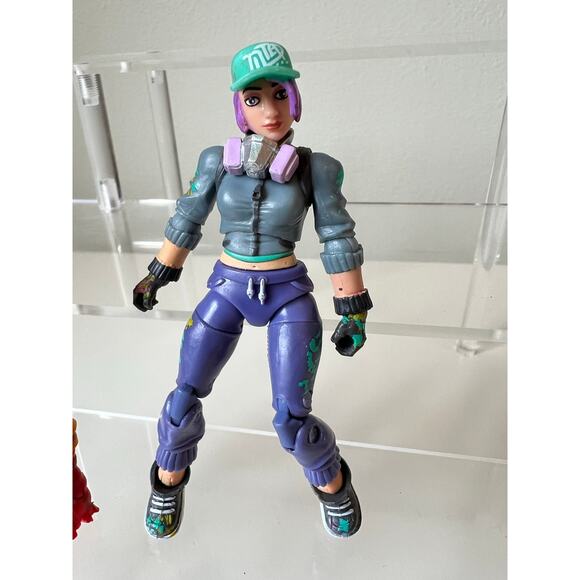 Fortnite Durr Burger Beef Boss and Solo Mode Figures Lot Jazwares - Picture 3 of 4